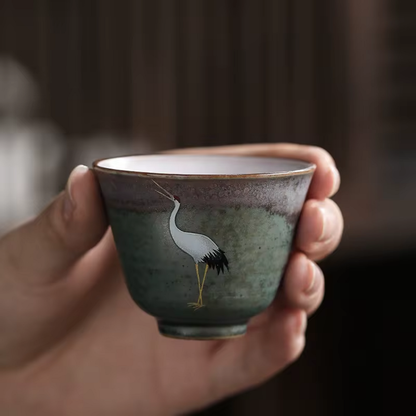 Crane Gaiwan Gongfu Tea Set (3 Colors)