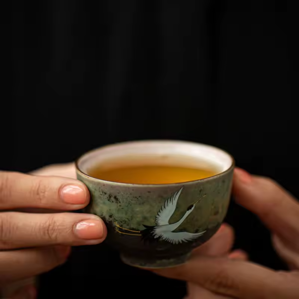 Crane Gaiwan Gongfu Tea Set (3 Colors)