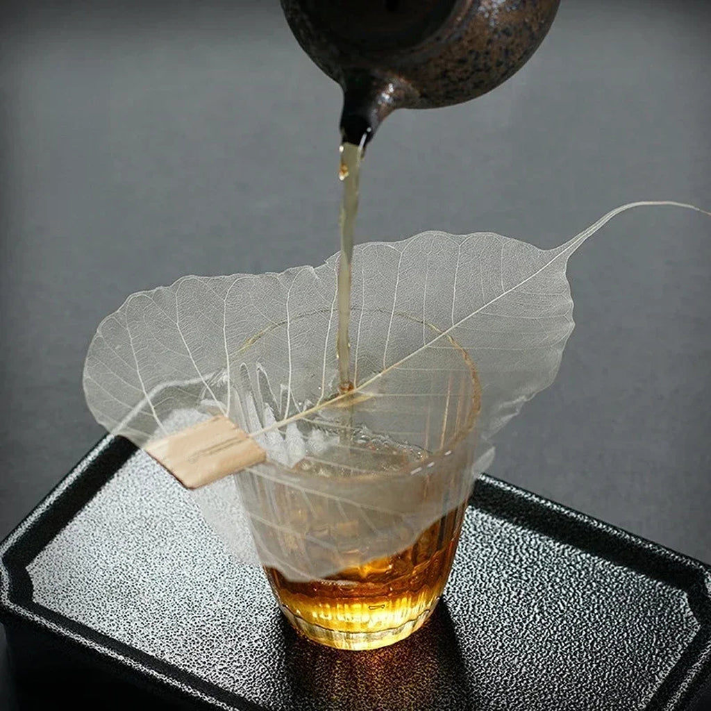 Bodhi Leaf Stainless Steel Tea Strainer – Fine Mesh Filter