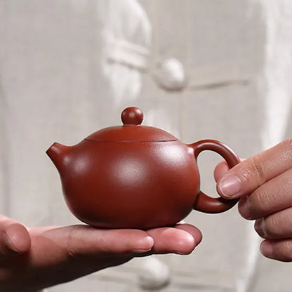 Classic Yixing Zisha Teapot – Handmade Red Clay Gongfu Pot