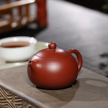 Classic Yixing Zisha Teapot – Handmade Red Clay Gongfu Pot
