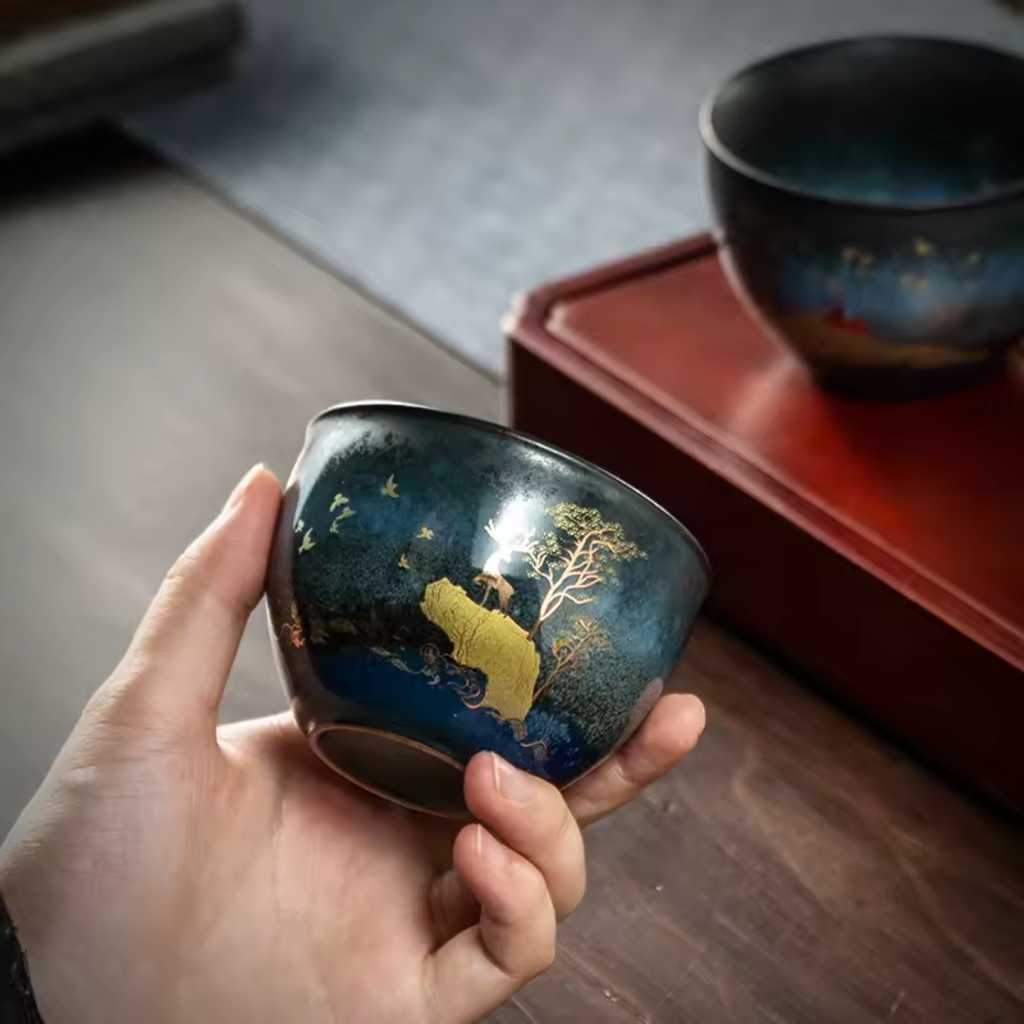 Tea Harmony Crane Master Kung Fu Tea Cup